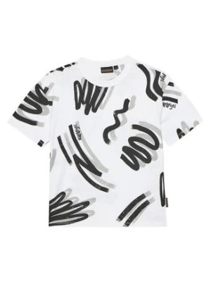 Napapijri T-Shirt NP0A4IGW D Biały Regular Fit