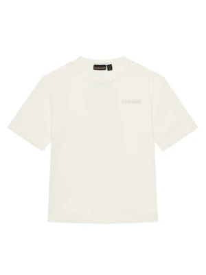 Napapijri T-Shirt S-Ahr NP0A88ZO D Écru Regular Fit