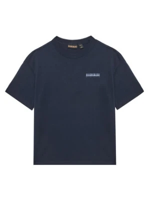 Napapijri T-Shirt S-Ahr NP0A88ZO D Granatowy Regular Fit