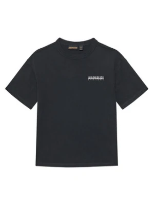 Napapijri T-Shirt S-Ahr NP0A88ZO M Czarny Regular Fit