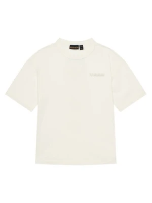 Napapijri T-Shirt S-Ahr NP0A88ZO M Écru Regular Fit