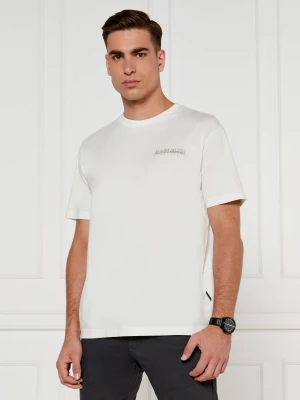 Napapijri T-shirt S-ALBULA | Loose fit ecru