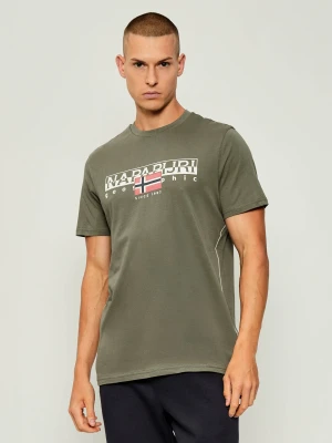 Napapijri T-shirt S-Aylmer | Regular Fit zielony