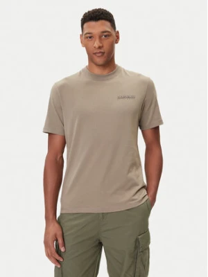 Zdjęcie produktu Napapijri T-Shirt S-Back Graphic NP0A88SU Beżowy Regular Fit