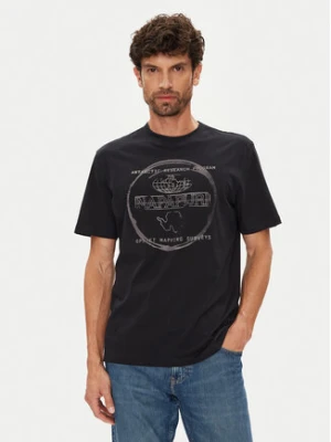 Napapijri T-Shirt S-Bald NP0A88SF Czarny Regular Fit