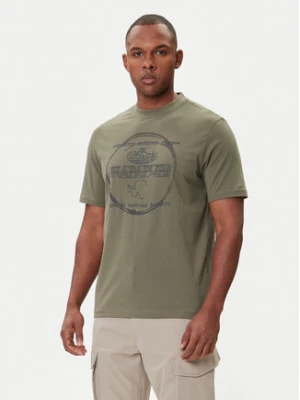 Zdjęcie produktu Napapijri T-Shirt S-Bald NP0A88SF Zielony Regular Fit