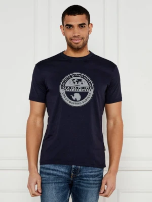 Napapijri T-shirt -BOLLO | Regular Fit granatowy
