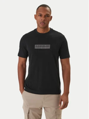 Zdjęcie produktu Napapijri T-Shirt S-Box Logo NP0A4IFL Czarny Regular Fit