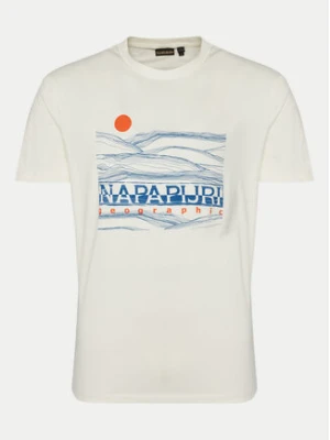 Napapijri T-Shirt S-Buti NP0A4INM Biały Regular Fit