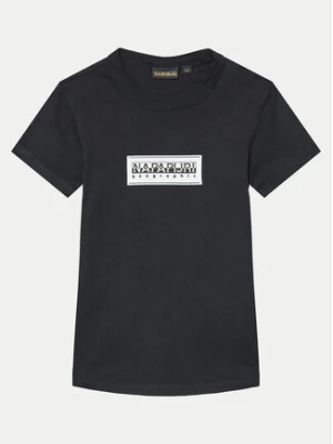 Napapijri T-Shirt S-Chamois NP0A4HYL D Czarny Regular Fit