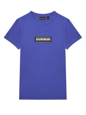Napapijri T-Shirt S-Chamois NP0A4HYL D Niebieski Regular Fit