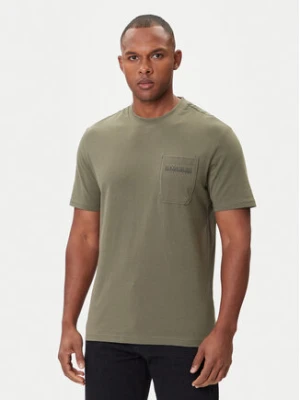 Napapijri T-Shirt S-Fanes NP0A88SE Zielony Regular Fit