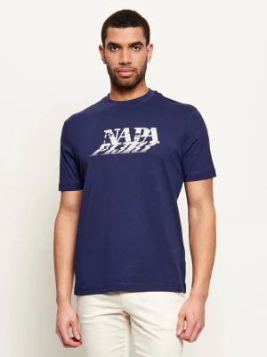 Napapijri T-shirt -LODESTAR SS | Relaxed fit granatowy
