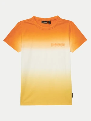 Napapijri T-Shirt S-Merse NP0A4ILFA701 S Pomarańczowy Regular Fit