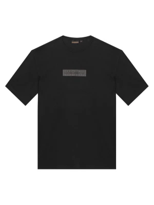 Napapijri T-Shirt S-New Box Logo NP0A4IFY Czarny Loose Fit