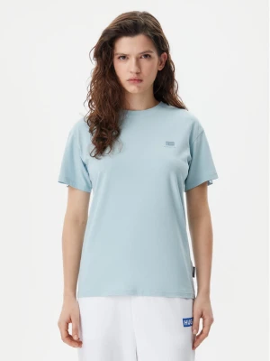 Napapijri T-Shirt S-Nina NP0A4H87 Błękitny Regular Fit Niebieski jasny