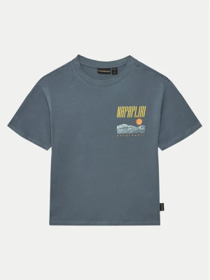 Napapijri T-Shirt S-Sella NP0A4IGX D Niebieski Regular Fit