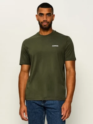 Napapijri T-shirt S-Small Box SS | Relaxed fit oliwkowy