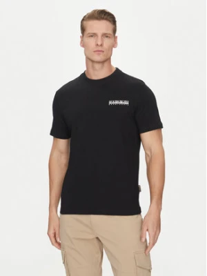 Napapijri T-Shirt S-Sovana NP0A4IE4 Czarny Regular Fit