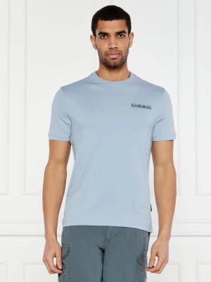 Napapijri T-shirt -SOVANA SS | Relaxed fit błękitny