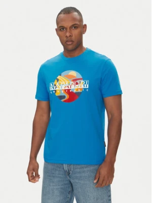 Zdjęcie produktu Napapijri T-Shirt S-Valdor NP0A4IE6 Niebieski Regular Fit