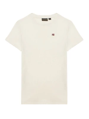 Napapijri T-Shirt Salis NP0A4GEH Biały Regular Fit