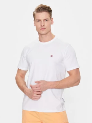 Napapijri T-Shirt Salis NP0A4H8D Biały Regular Fit