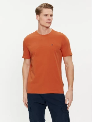 Napapijri T-Shirt Salis NP0A4H8D Pomarańczowy Regular Fit
