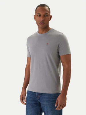 Napapijri T-Shirt Salis NP0A4H8D Szary Regular Fit
