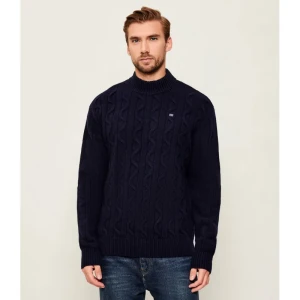 Napapijri Wełniany półgolf D-NINO T 176 | Relaxed fit