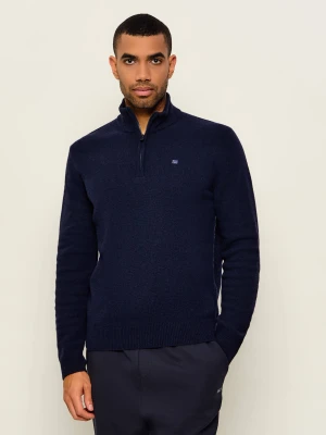 Napapijri Wełniany sweter D-Ordin HZ | Relaxed fit granatowy