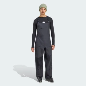 Narciarskie spodnie hybrydowe na szelkach Terrex Xperior PRIMEKNIT CLIMAPROOF+ Adidas czarny