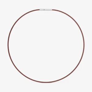 Naszyjnik 2 Mm Ze Stali W Kolorze Brązowym Tous Mesh Tube - Tous Rozmiar