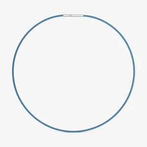 Naszyjnik 2 Mm Ze Stali W Kolorze Turkusowym Tous Mesh Tube - Tous Rozmiar