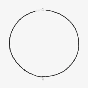 Naszyjnik Bold Bear Ze Srebra Z Onyksem I Charmsem W Kształcie Misia - Tous Rozmiar