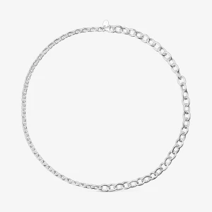 Naszyjnik Choker Tous Calin Ze Srebra, Z Okrągłymi Pierścieniami - Tous Rozmiar