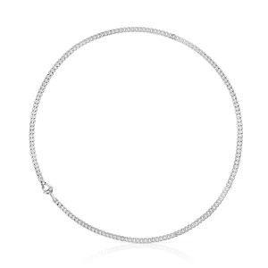 Naszyjnik Choker Z Łańcuszka Wędzidłowego Ze Srebra Tous Manifesto - Tous