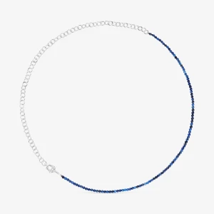 Naszyjnik Choker Ze Srebra I Lapis Lazuli Tous Manifesto - Tous Rozmiar