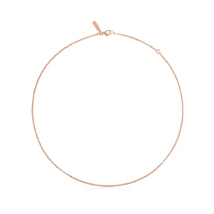 Naszyjnik Choker Ze Srebra Pokrytego 18-Karatowym Złotem, O Długości 45 Cm Tous Hand - Tous Rozmiar