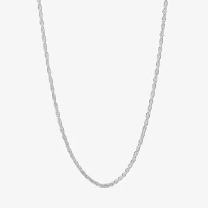 Naszyjnik Choker Ze Srebra, Ze Sznurkiem, O Długości 50 Cm Tous Basics - Tous Rozmiar