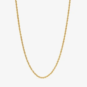 Naszyjnik Choker Ze Sznurkiem, Ze Srebra Pokrytego 18-Karatowym Złotem, O Długości 50 Cm Tous Basics - Tous Rozmiar