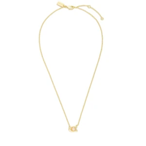 Naszyjnik Coach Pearl Signature C Pendant Necklace 37341916GLD651 Złoty