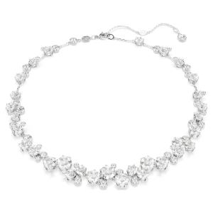 Naszyjnik Constella, Szlif okrągły, Biały, Powłoka z rodu Swarovski