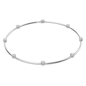 Naszyjnik Constella, Szlif okrągły, Biały, Powłoka z rodu Swarovski