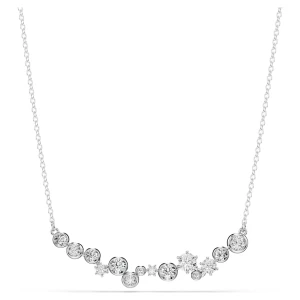 Naszyjnik Constella, Szlify różnorodne, Biały, Powłoka z rodu Swarovski