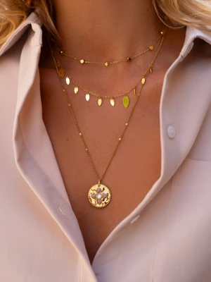 Naszyjnik Diamante z podłużnymi zawieszkami Bohm Paris