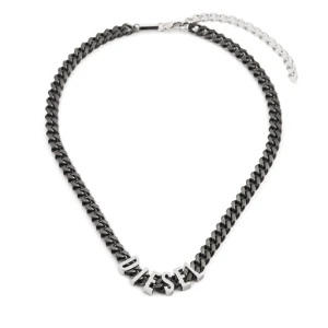 Naszyjnik Diesel Font Chain DX1487060 Czarny