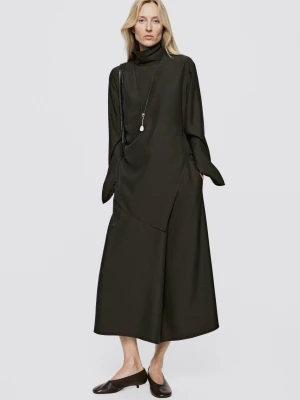 Naszyjnik Długi Z Motywem Nasiona – Limited Edition - Srebrny - Massimo Dutti - Female