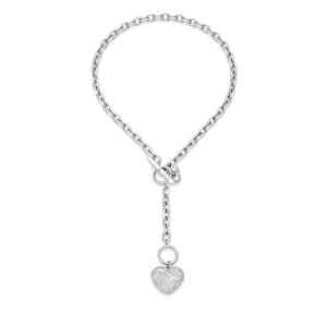 Naszyjnik Guess JUBN04 494JW Srebrny