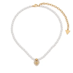 Naszyjnik Guess JUBN06 090JW Biały